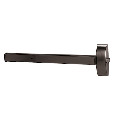 Dorma Rim Exit Device, 36 Inch, Exit Only, Dark Bronze 9300B-695-AM